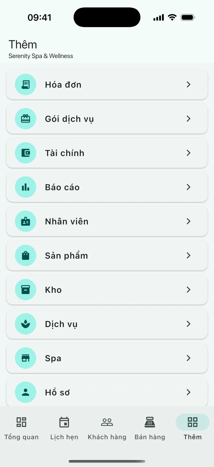 Ứng dụng HMS Spa — Mô-đun